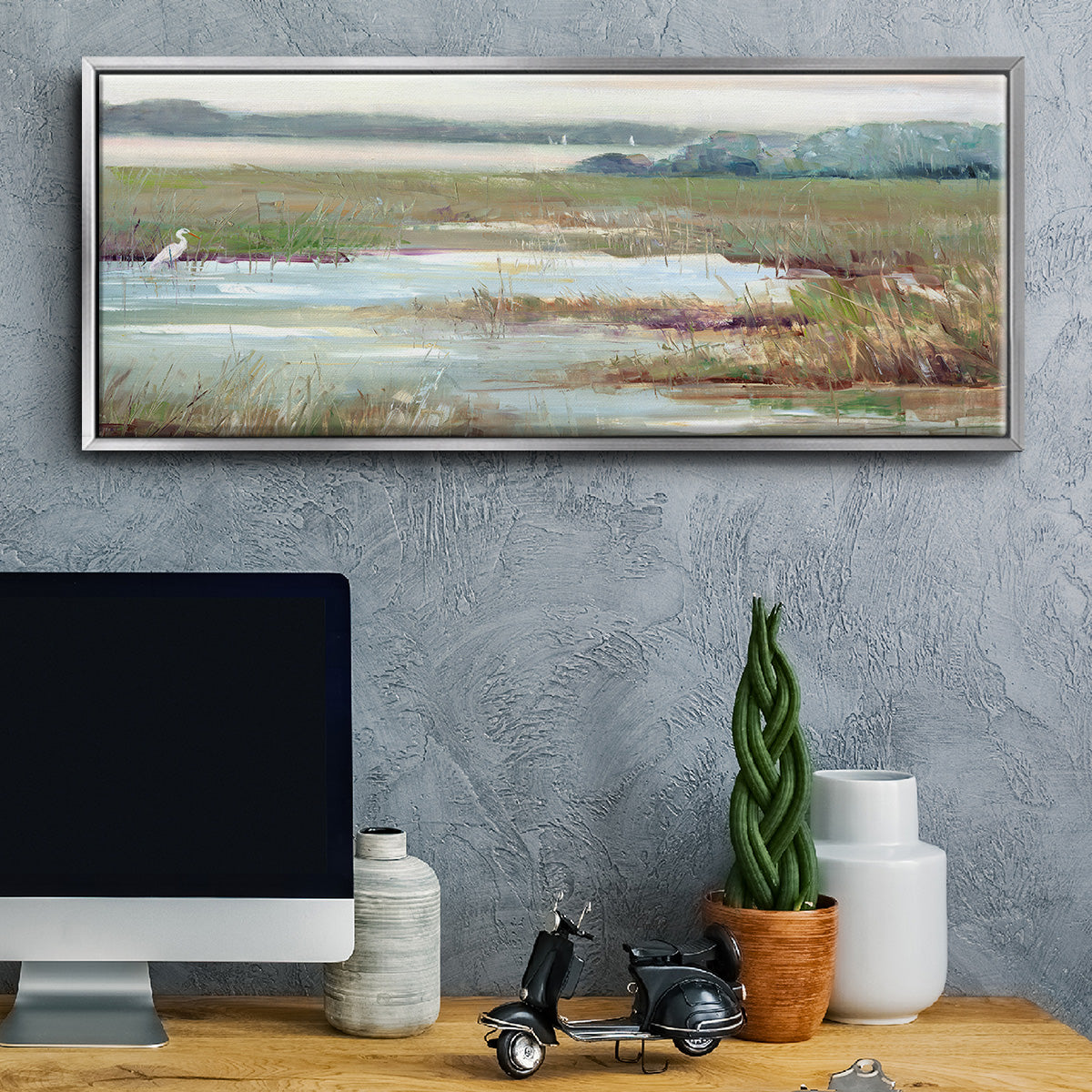 Early Morning Magic - Floater Framed Canvas Print