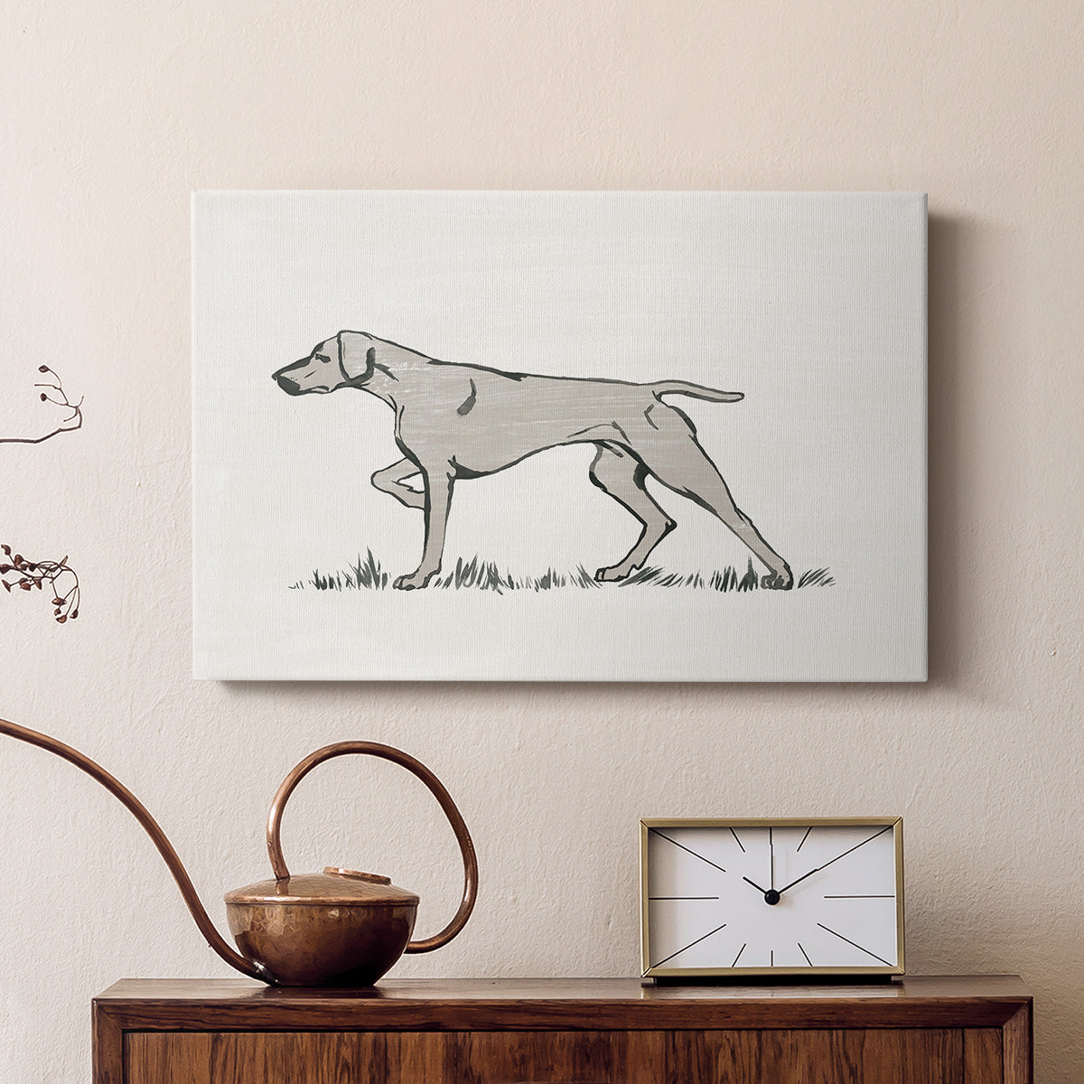 Neutral Pointer II - Canvas Art Print
