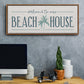 Our Beach House - Floater Framed Canvas Print