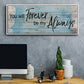Forever Always - Floater Framed Canvas Print