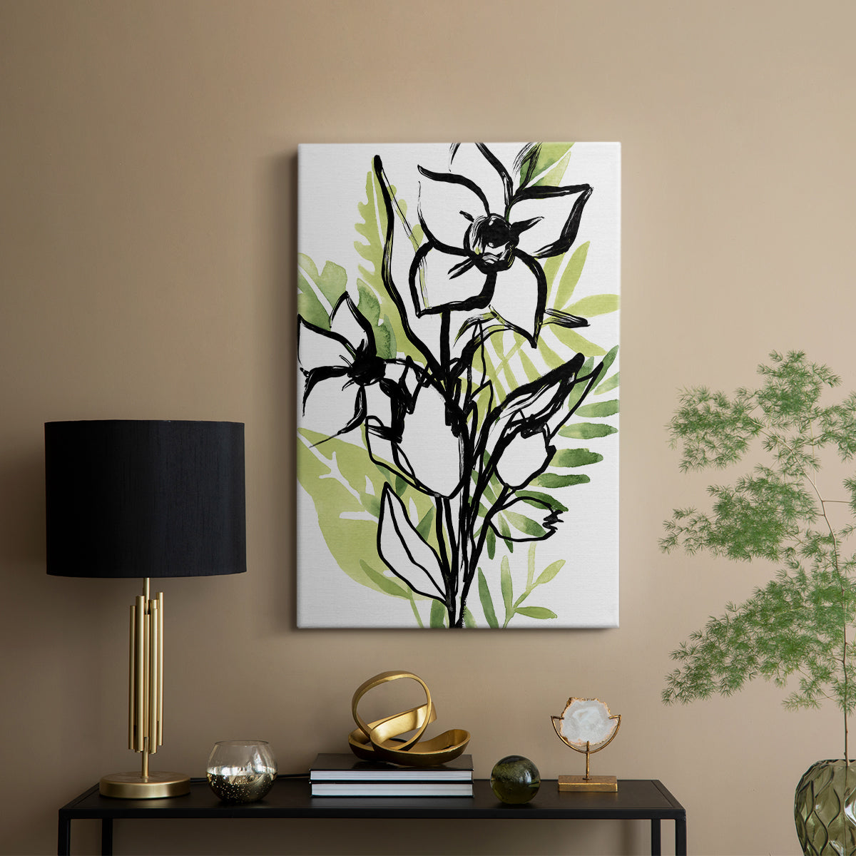 Tropical Sketchbook III - Canvas Art Print