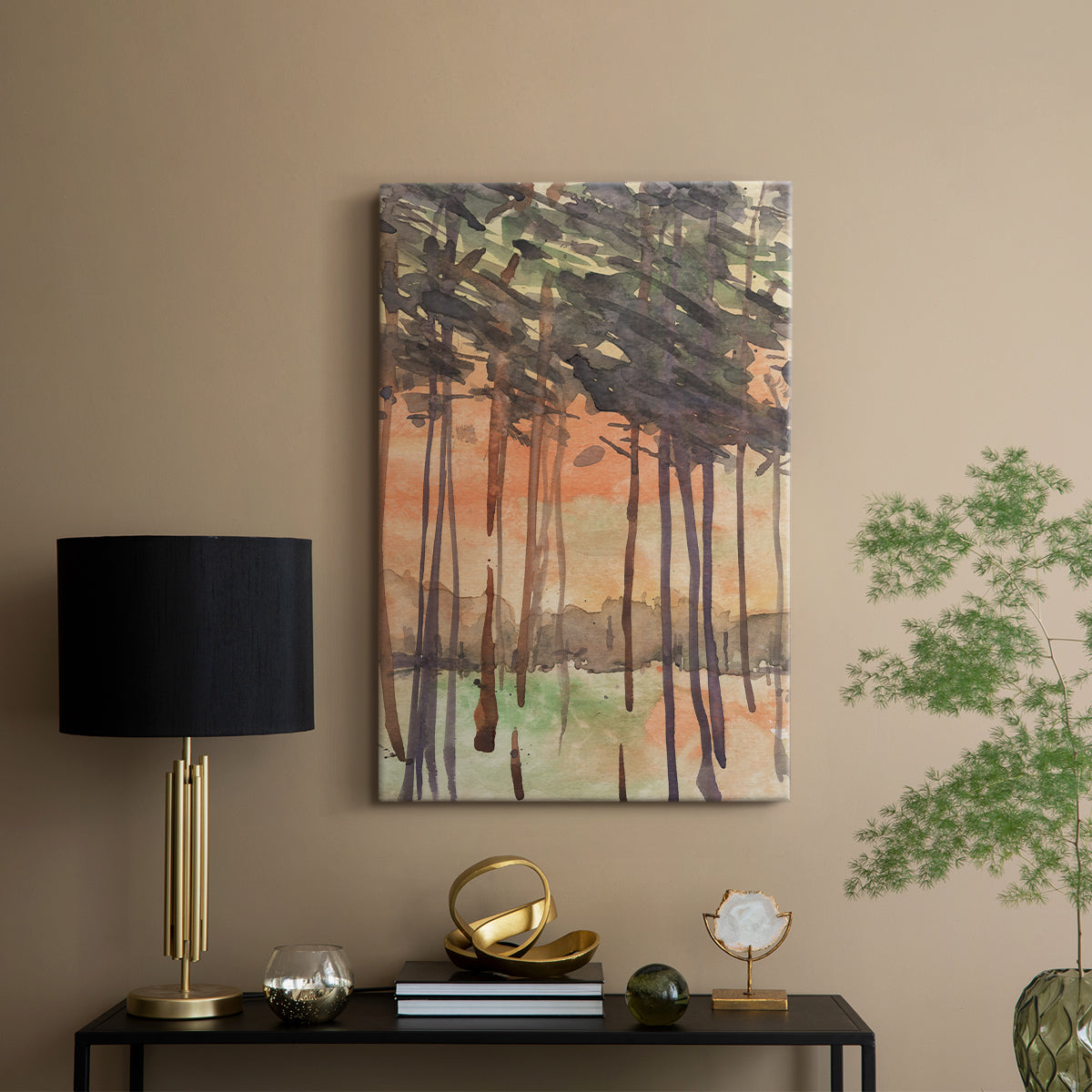 Between the Trees I - Canvas Art Print