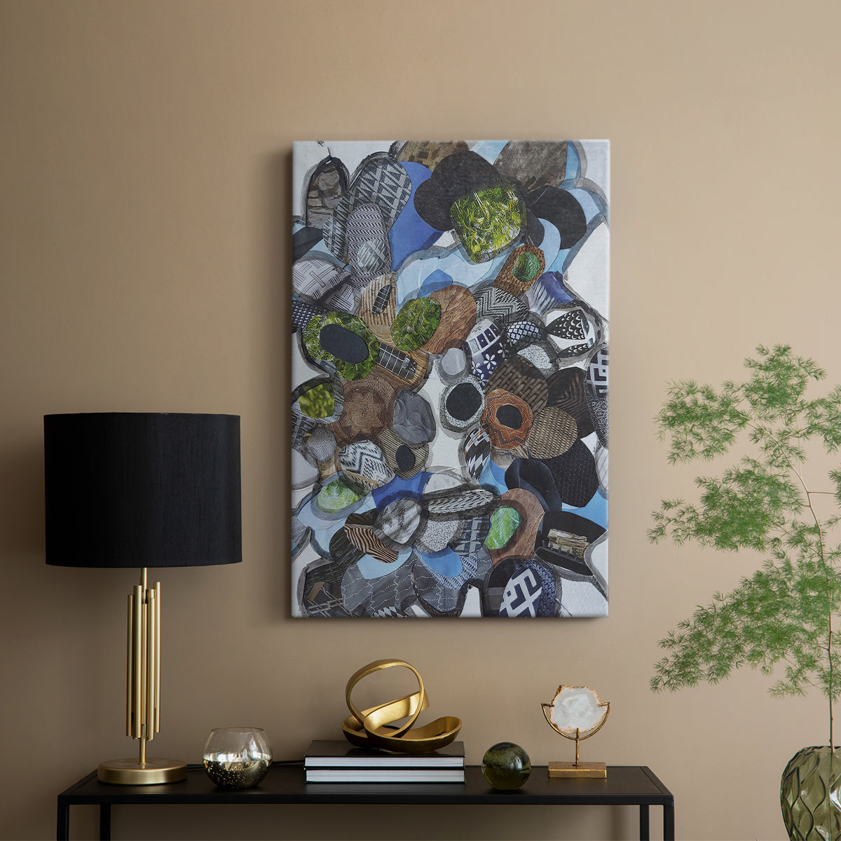 Catalina Island Blue Glass - Canvas Art Print