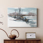 Winter Stream Watercolor II - Canvas Art Print