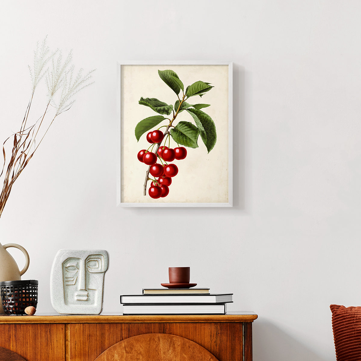 Antique Fruit II - Restickable Framed Art Print