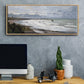 The Beach at Saint Adresse, 1876 - Floater Framed Canvas Print