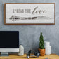 Spread the Love - Floater Framed Canvas Print