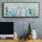 Seahorses and Coral - Floater Framed Canvas Print