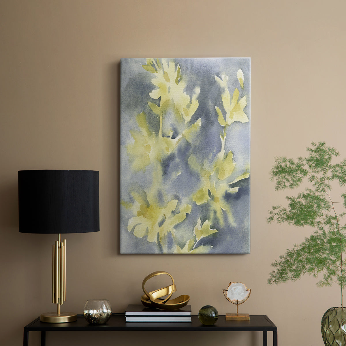 Forsythia Blooms II - Canvas Art Print