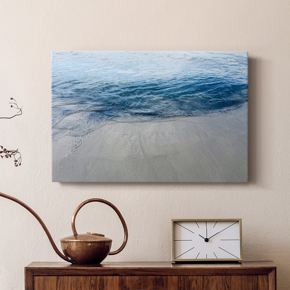 Aegean Blue Water - Canvas Art Print