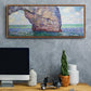 The Manneport at High Tide, 1885 - Floater Framed Canvas Print