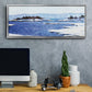 The Banks of the Fjord at Christiania, 1895 - Floater Framed Canvas Print