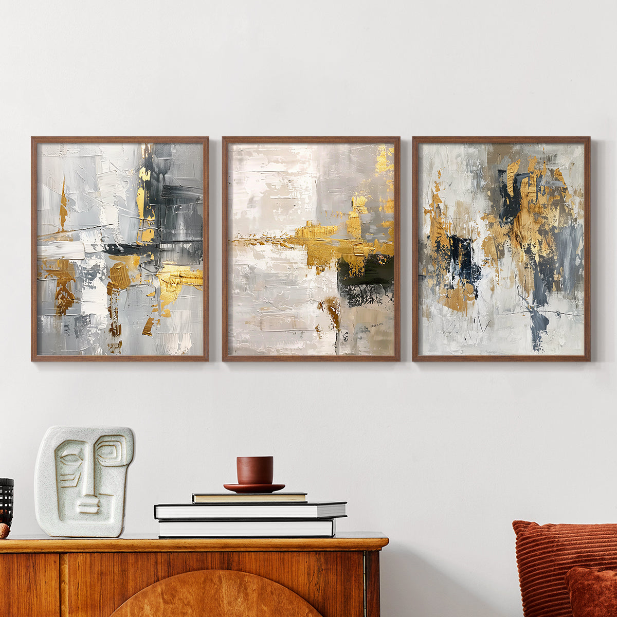 Abstract Series CLXIII - Restickable Framed Art Set