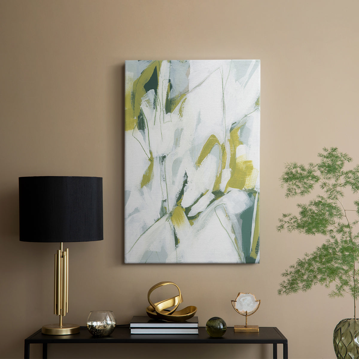 Emerald Ice II - Canvas Art Print
