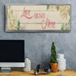 Love Grows Here - Floater Framed Canvas Print