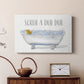Scrub A Dub - Canvas Art Print