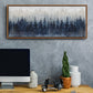 Misty Indigo Forest - Floater Framed Canvas Print