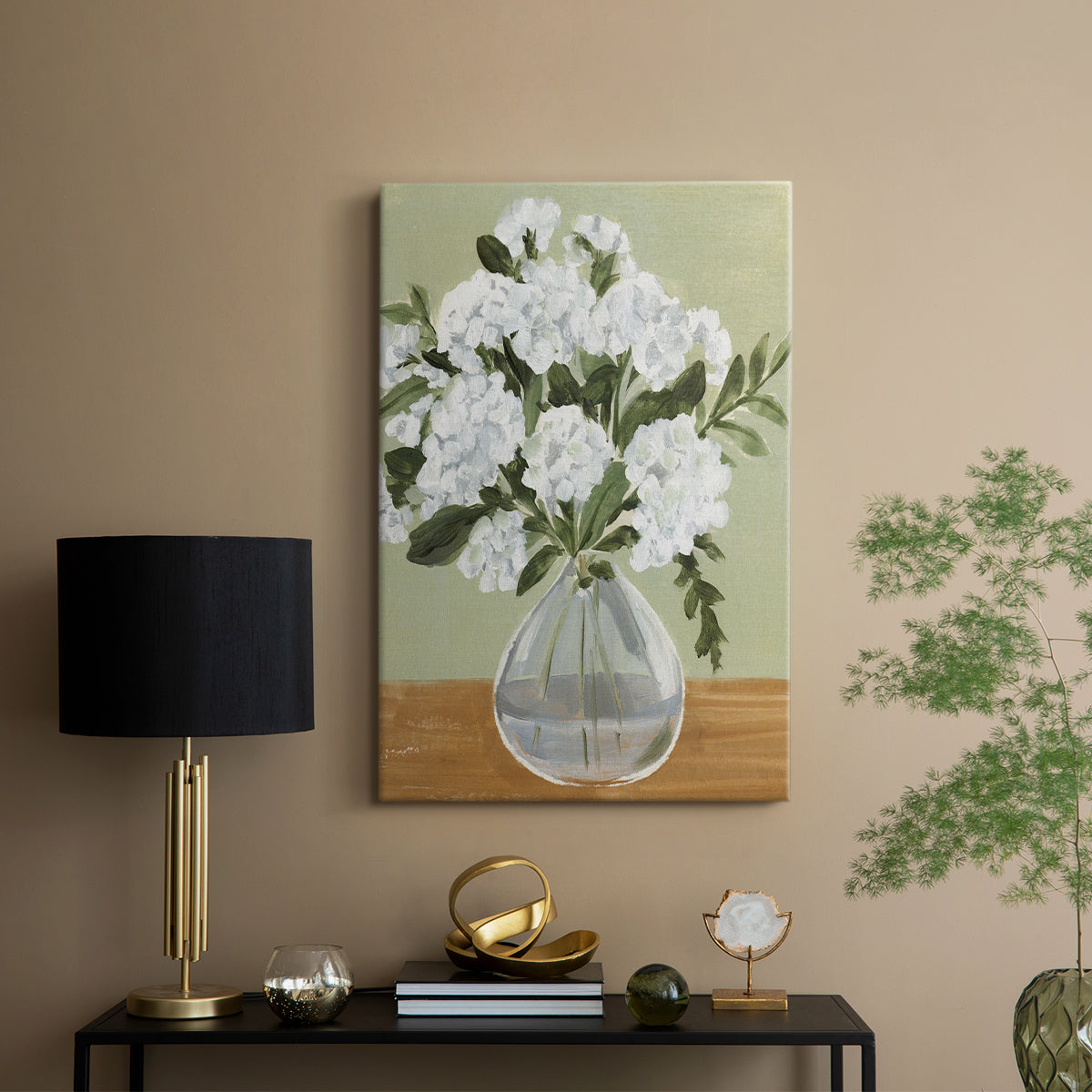 Vased Viburnum I - Canvas Art Print
