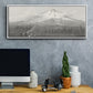 Mount Shasta - Floater Framed Canvas Print