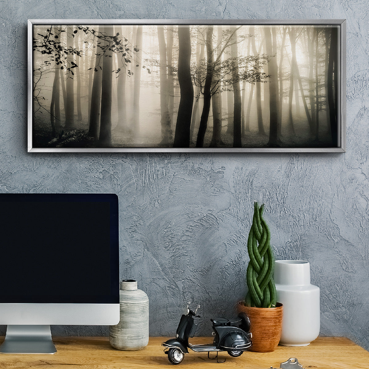 Light is Always There - Floater Framed Canvas Print