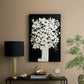 Floral Silhouette - Canvas Art Print