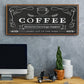 Coffee Everyday - Floater Framed Canvas Print