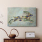 Fantastic Florals Hare, Running - Canvas Art Print