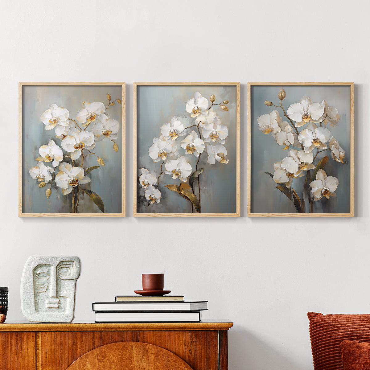 Floral Study Series LXV - Restickable Framed Art Set