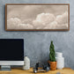 Painted Clouds I - Floater Framed Canvas Print