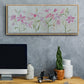 Dancing Pink Trio III - Floater Framed Canvas Print