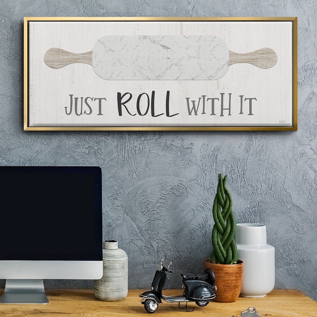 Roll With It - Floater Framed Canvas Print