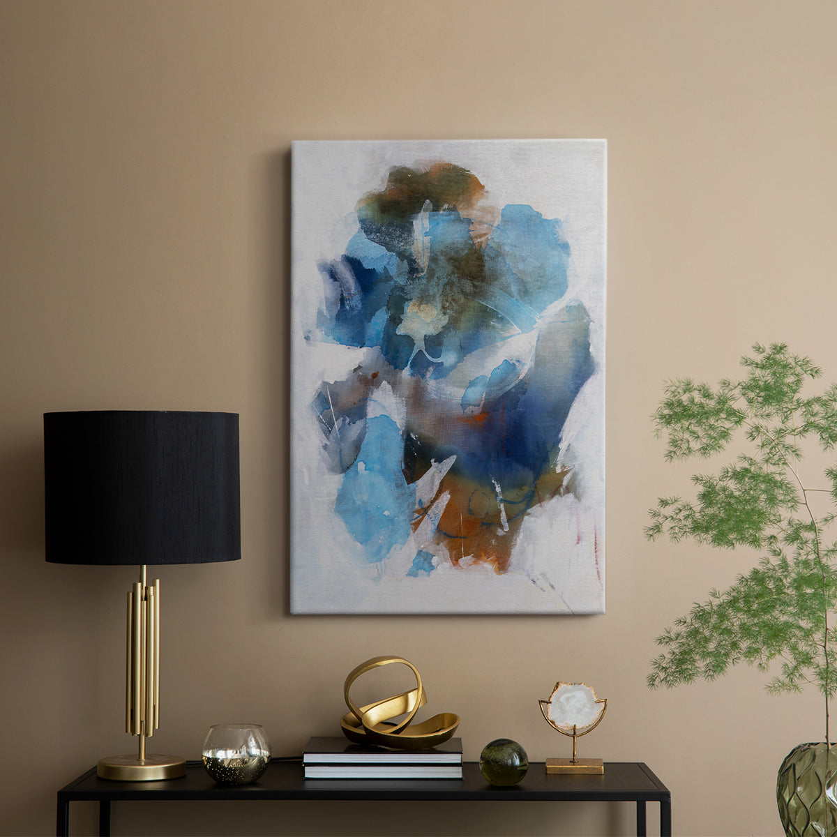 Misty Blue II - Canvas Art Print