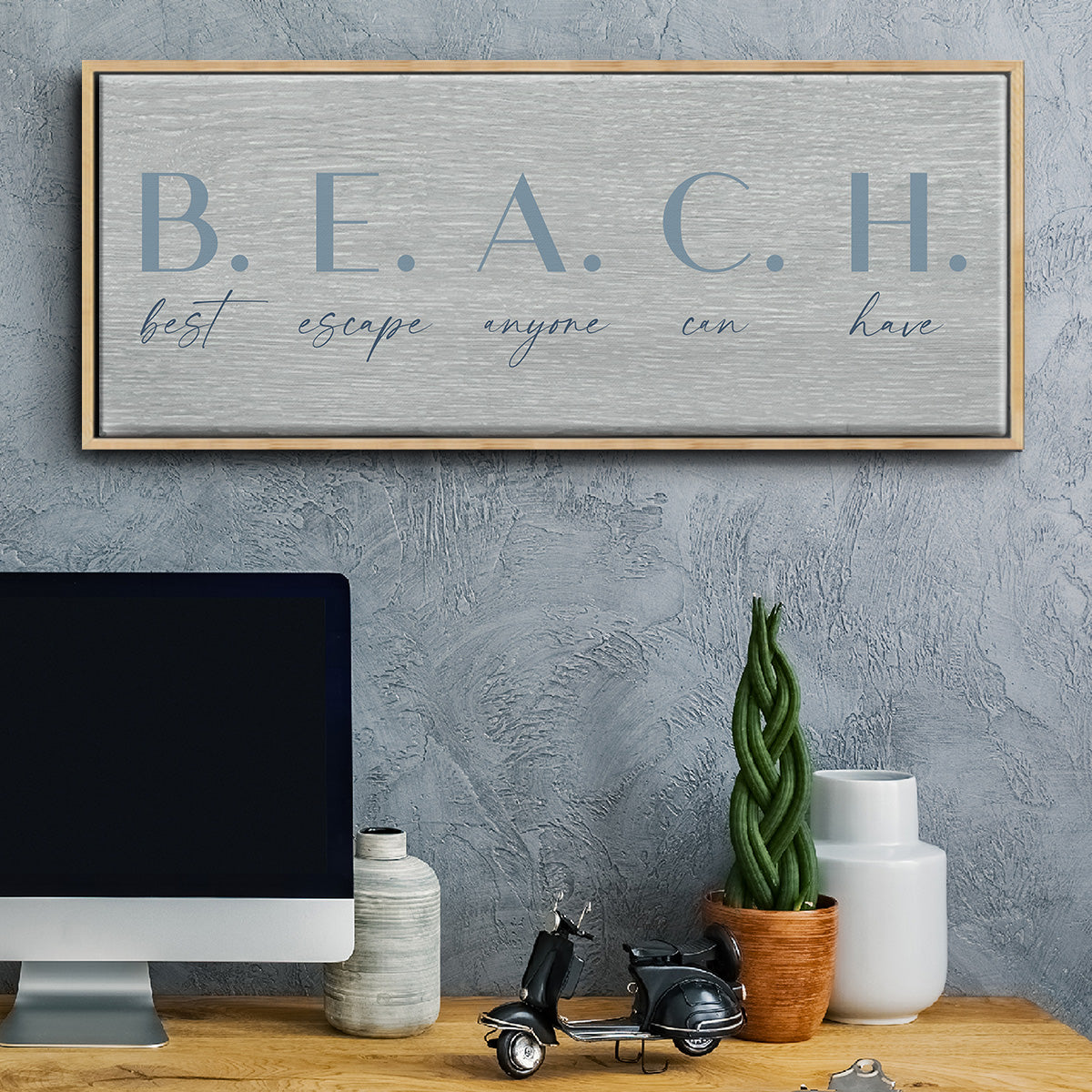 Best Escape - Floater Framed Canvas Print