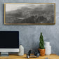 The Smoky Mountains - Floater Framed Canvas Print