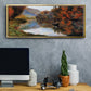 Rowboat on the Seine at Jeufosse, 1884 - Floater Framed Canvas Print