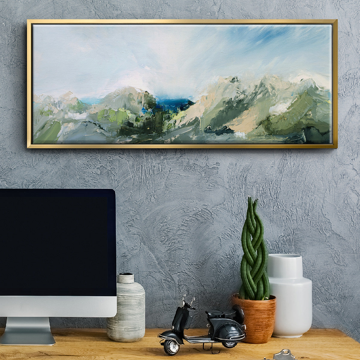 Nature's Peace II - Floater Framed Canvas Print