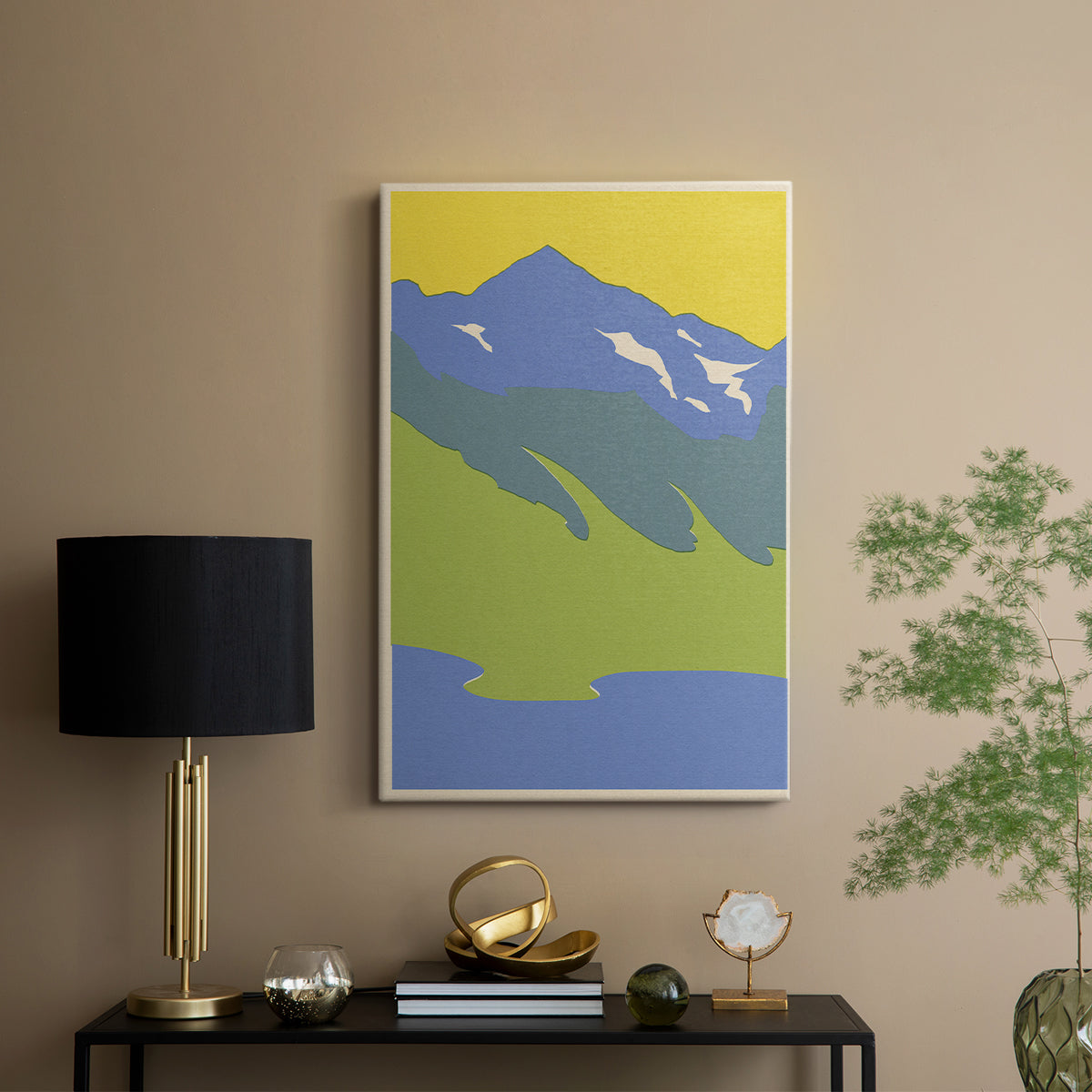 Bright Glacial Lake I - Canvas Art Print