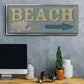 Shoreline Signs III - Floater Framed Canvas Print