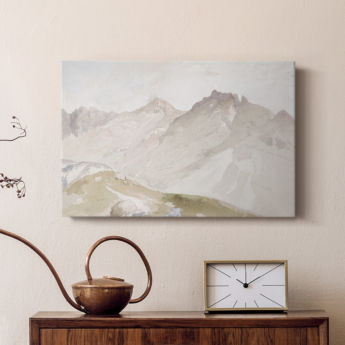Watercolor Mountain X - Canvas Art Print