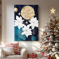 Pale Winter Evergreen at Midnight - Canvas Art Print