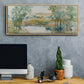 Trees on the Creek I - Floater Framed Canvas Print