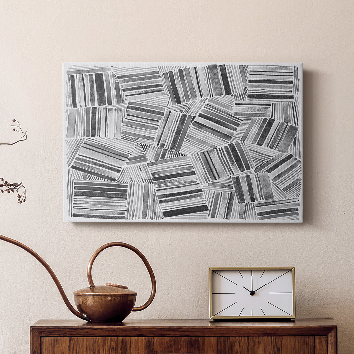 Quilted Pattern III - Canvas Art Print