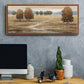 Linen Landscape I - Floater Framed Canvas Print