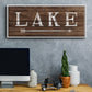 To the Lake - Floater Framed Canvas Print