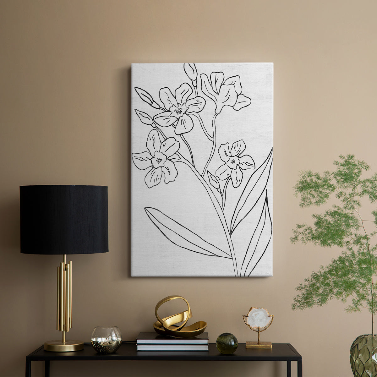 Botanical Sketch II - Canvas Art Print