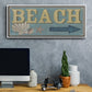 Shoreline Signs III - Floater Framed Canvas Print