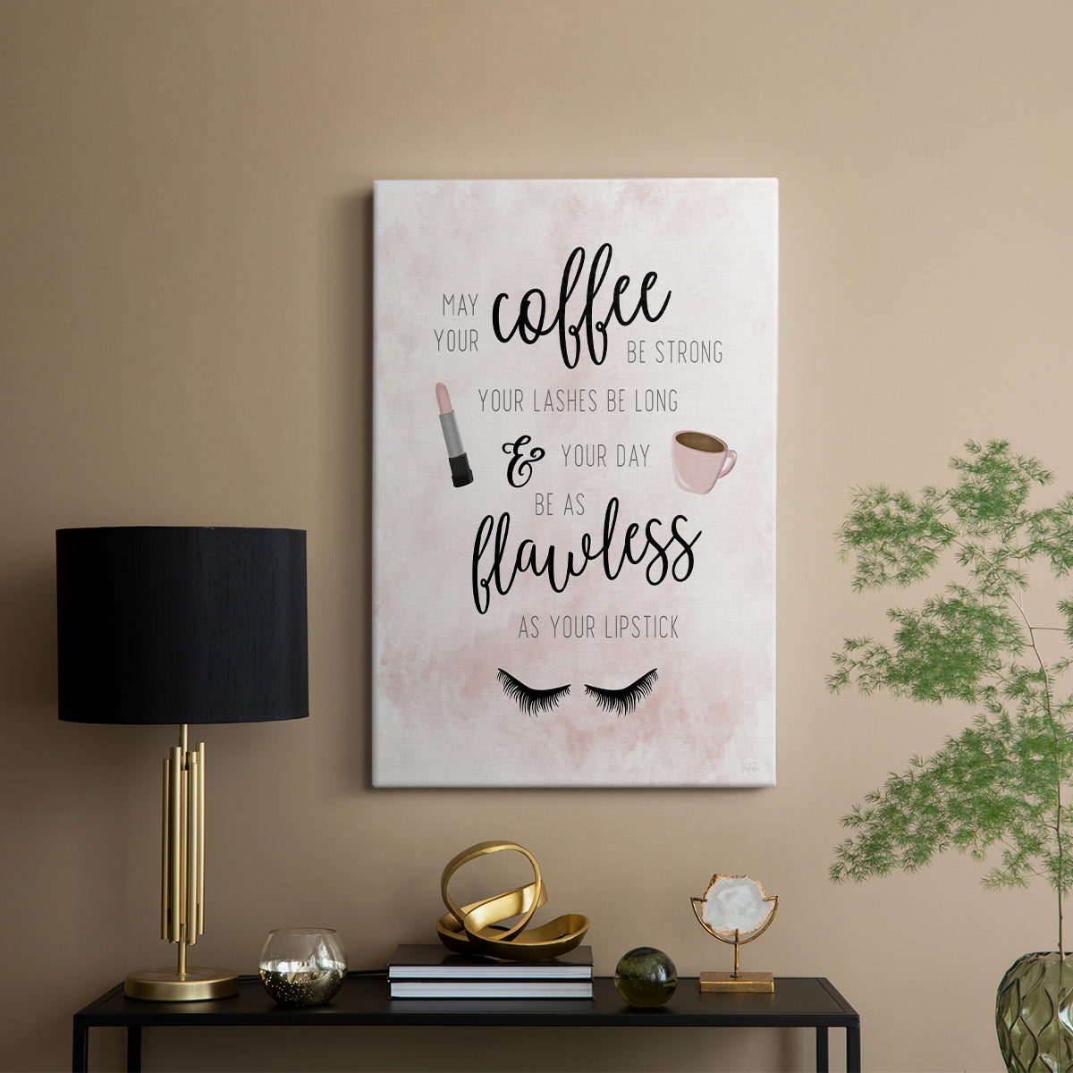 May Your Coffee Be Strong - Canvas Art Print