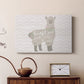 Floral Llama - Canvas Art Print