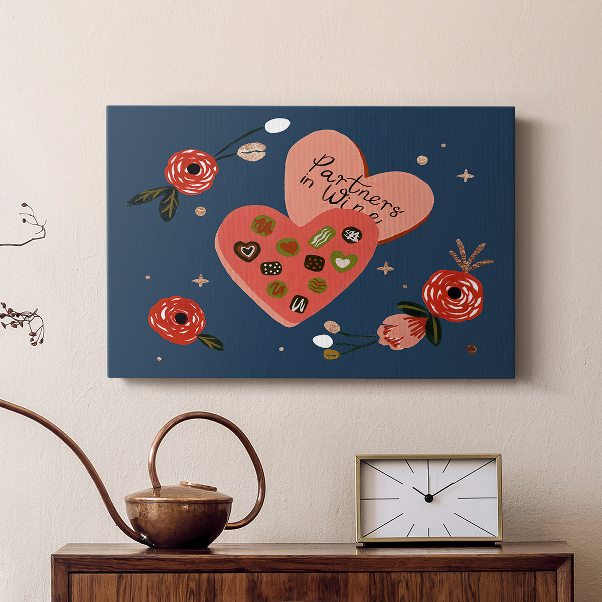 Happy Galentine I - Canvas Art Print