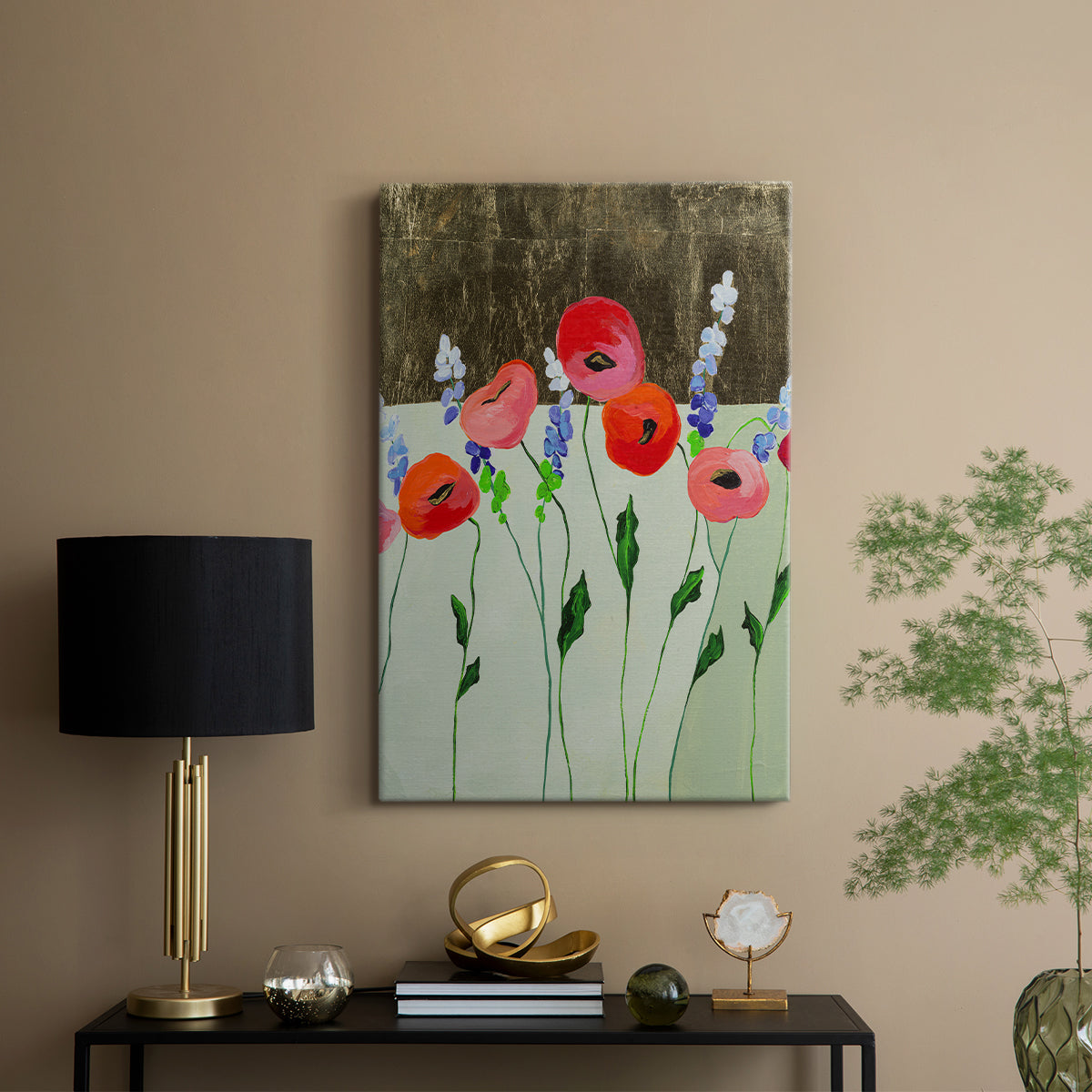 Poppy Party - Canvas Art Print